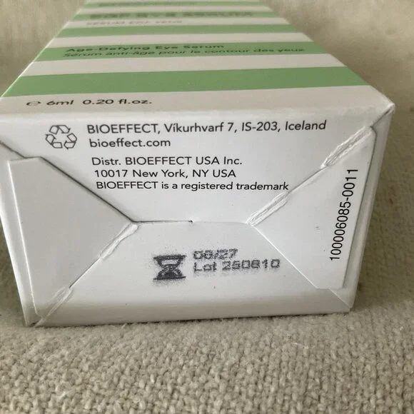 Bioeffect EGF Age Defying Eye Serum 6ml .20 oz New Fine Lines Wrinkles Puffiness - Picture 5 of 5